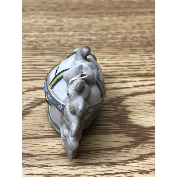 Carousel Horse Head Porcelain Bell Ornament Approx 3.5" Tall EUC - Picture 6 of 8